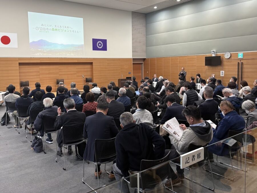 沼田市の講演会の風景