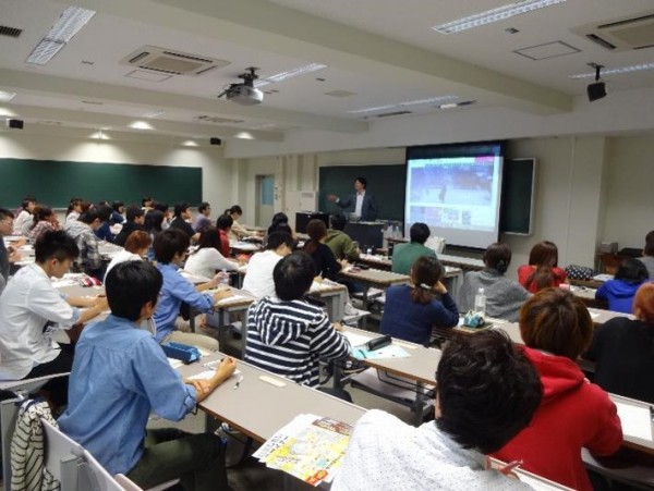 京都府立林業大学校での講座風景